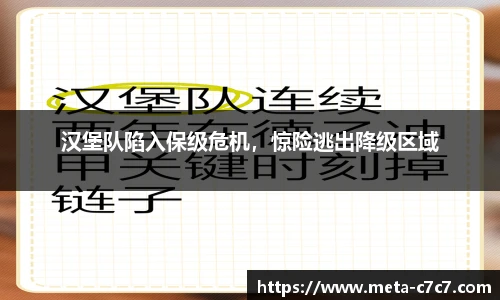 汉堡队陷入保级危机，惊险逃出降级区域