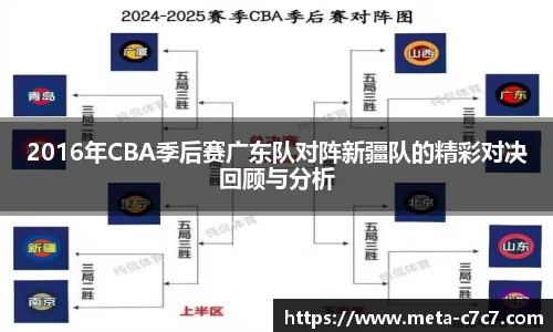 2016年CBA季后赛广东队对阵新疆队的精彩对决回顾与分析